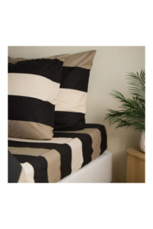 Drap-housse Mirni Beige - 180x200x25cm