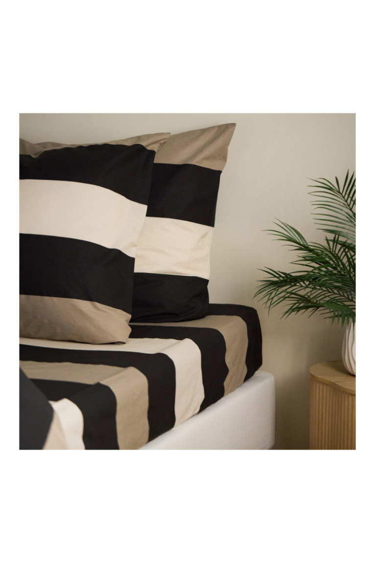 Drap-housse Mirni Beige - 180x200x25cm
