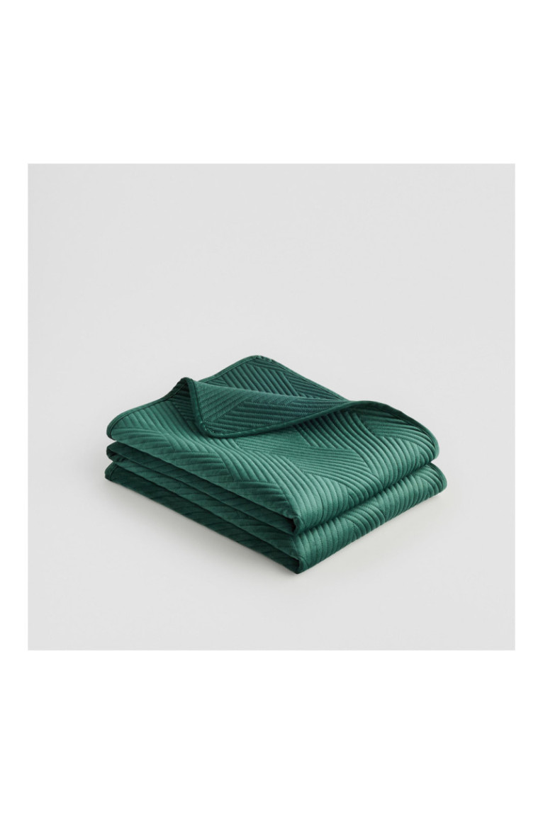 Dessus de lit Trialett Vert Foncé - 200x220cm