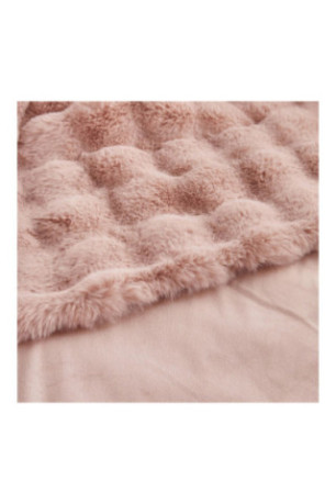 Couvre-lit Bares Solid Rose clair - 180x200cm