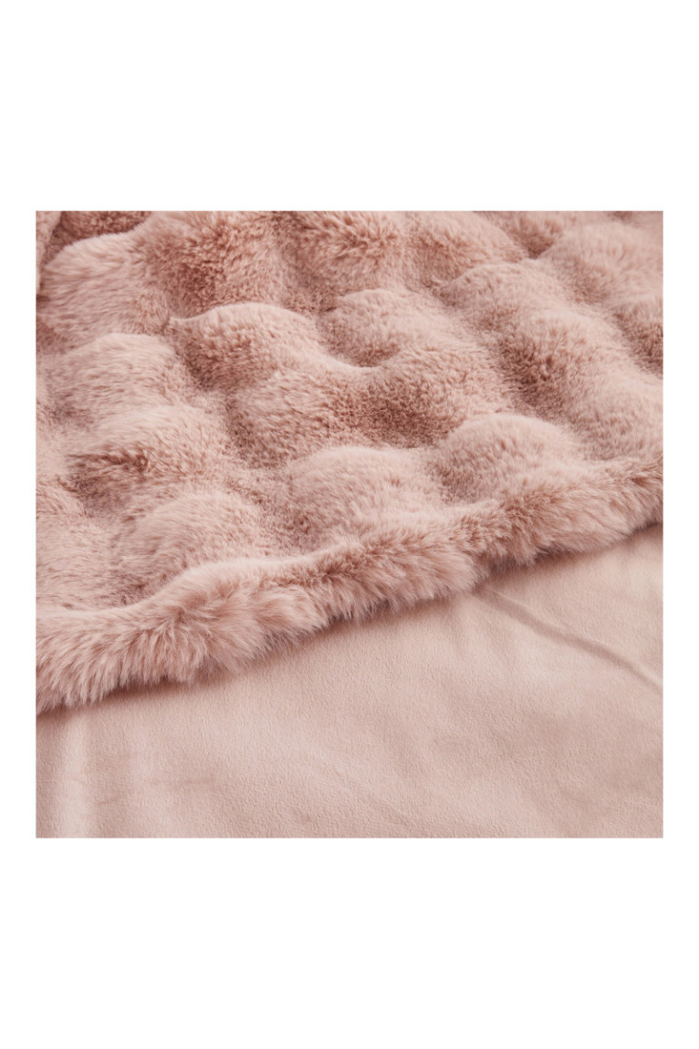 Couvre-lit Bares Solid Rose clair - 180x200cm