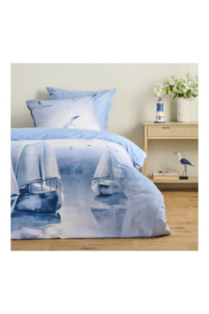 Parure de lit Boatsi Bleu - 200x220cm