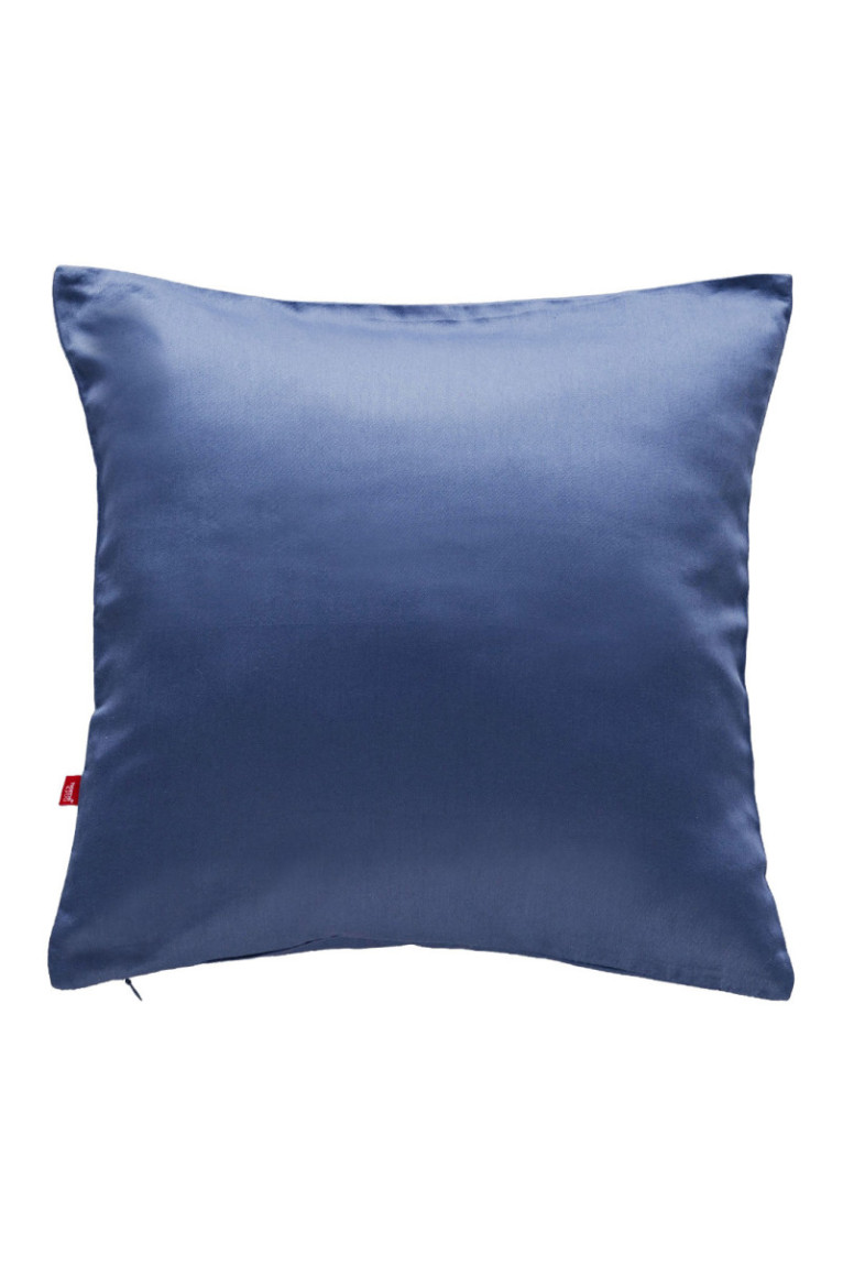 Taie d'oreiller Satinette Solid Bleu - 40x40cm