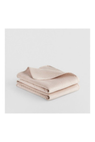 Dessus de lit Trialett Beige - 200x220cm