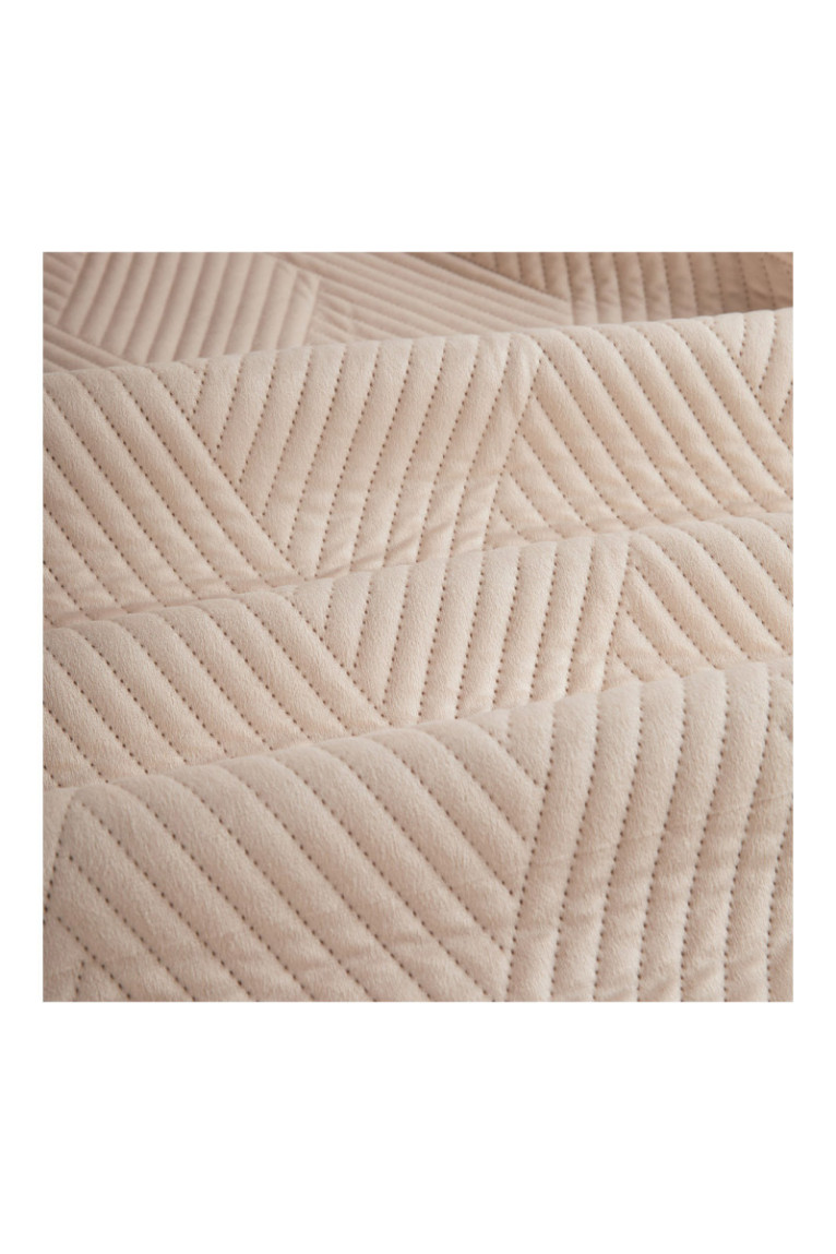 Dessus de lit Trialett Beige - 200x220cm