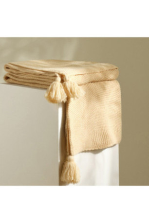 Couverture Zoltane Beige - 130x170cm