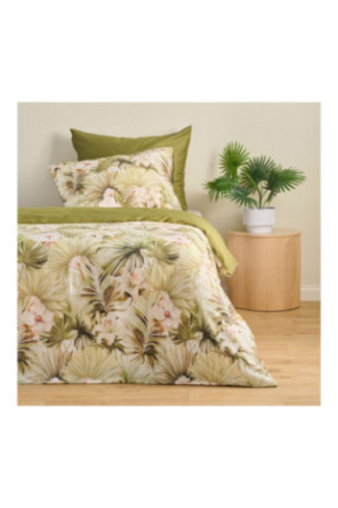 Parure de lit Leaneso Vert - 200x220cm