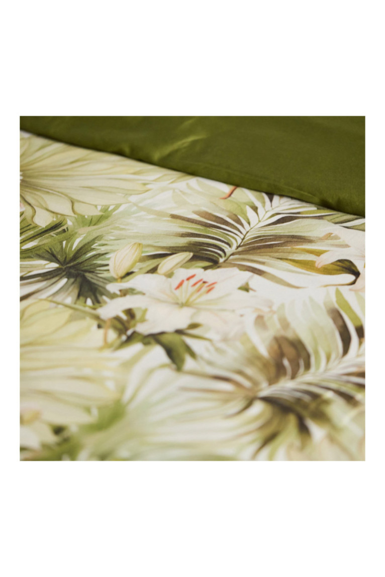 Parure de lit Leaneso Vert - 200x220cm