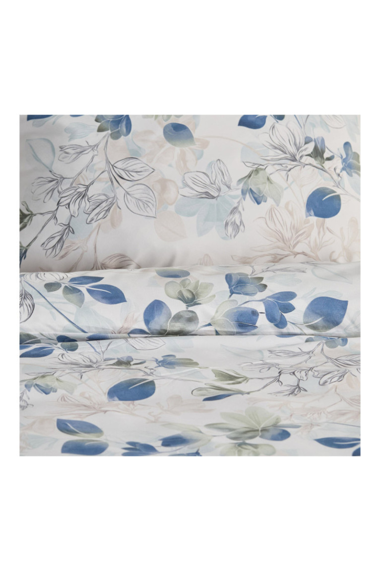 Parure de lit Trala Bleu - 200x220cm
