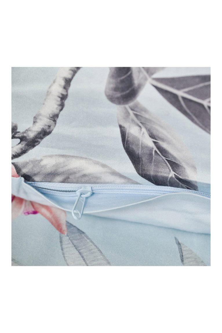 Parure de lit Aloho Bleu clair - 200x220cm