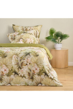 Parure de lit Leaneso Vert - 160x200cm