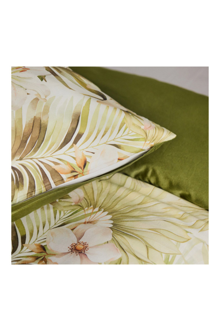 Parure de lit Leaneso Vert - 160x200cm