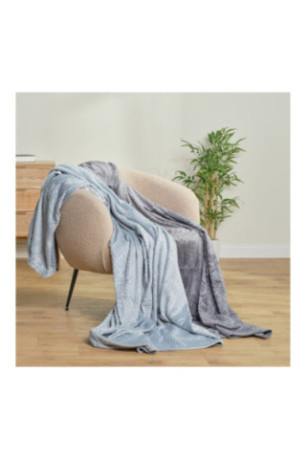 Plaid Esme Bleu clair - 150x200cm