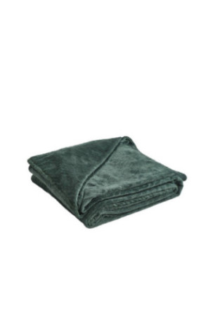 Couverture polaire Esme Embossed Vert foncé - 150x200cm