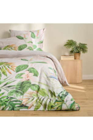 Parure de lit Limana Beige clair - 200x220cm