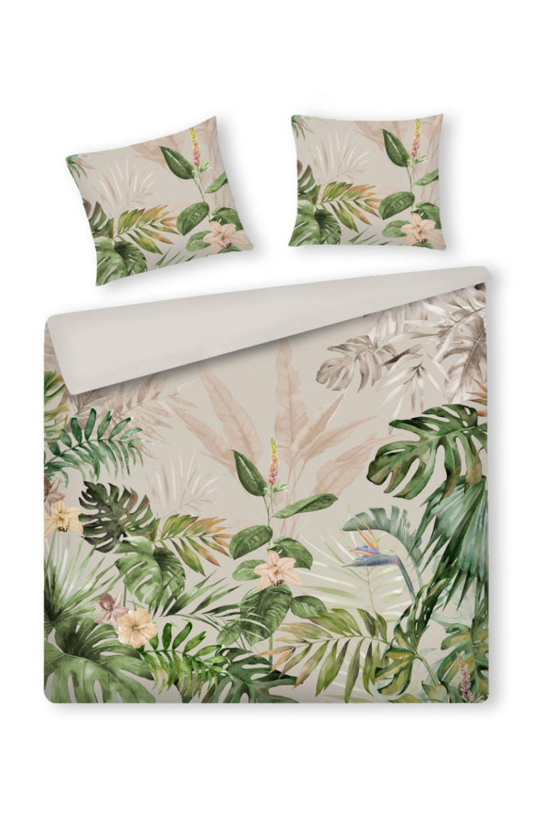 Parure de lit Limana Beige clair - 200x220cm