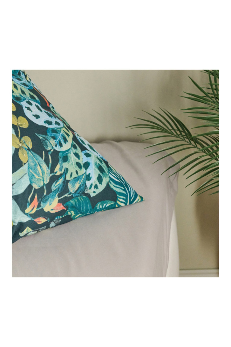 Parure de lit Abramo Vert foncé - 160x200cm