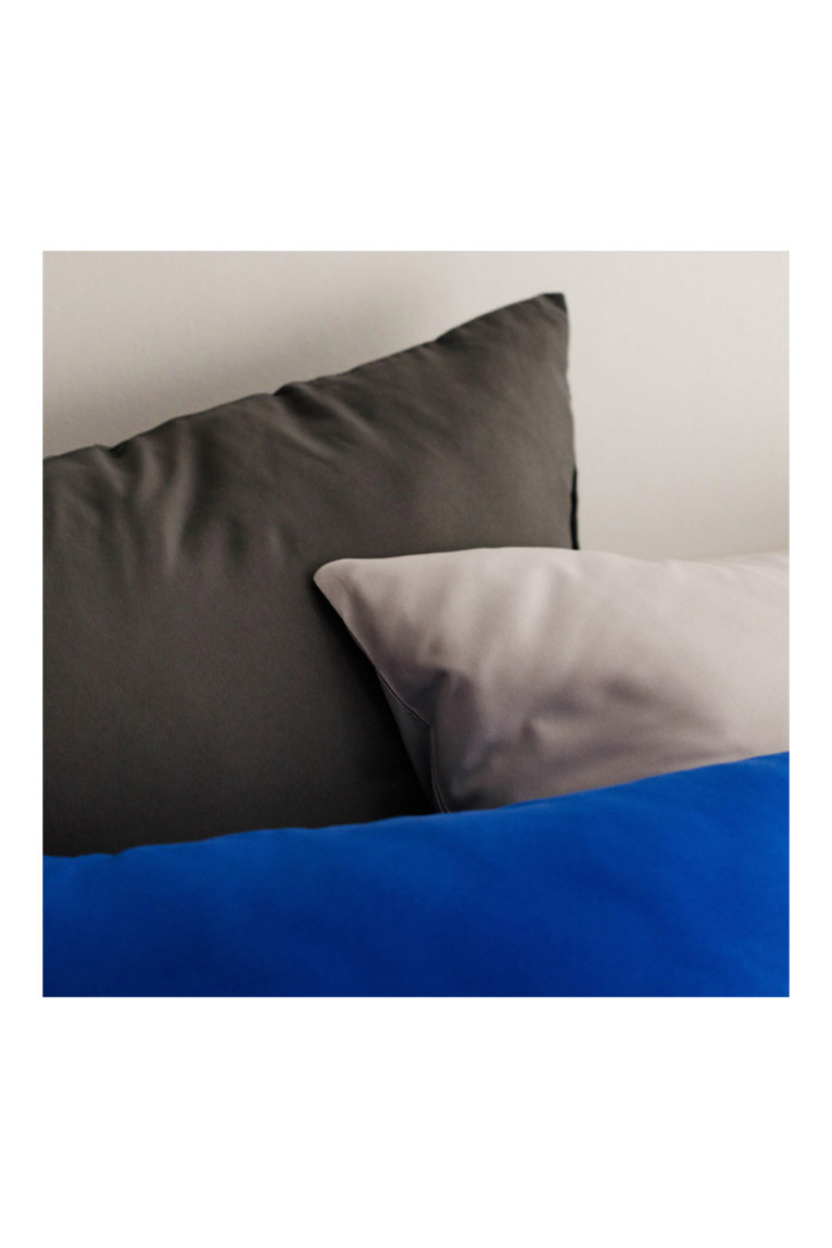 Parure de lit Micros Solid Noir - 140x200cm
