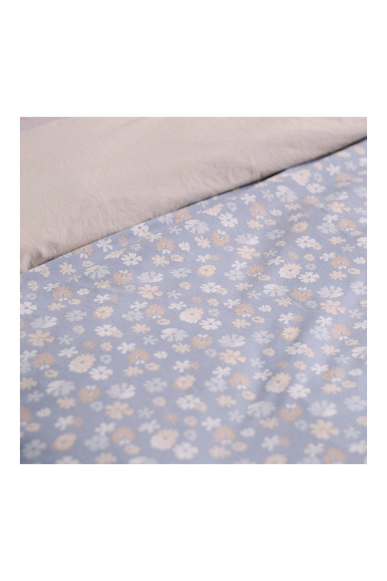 Parure de lit Bloomisi Bleu - 160x200cm