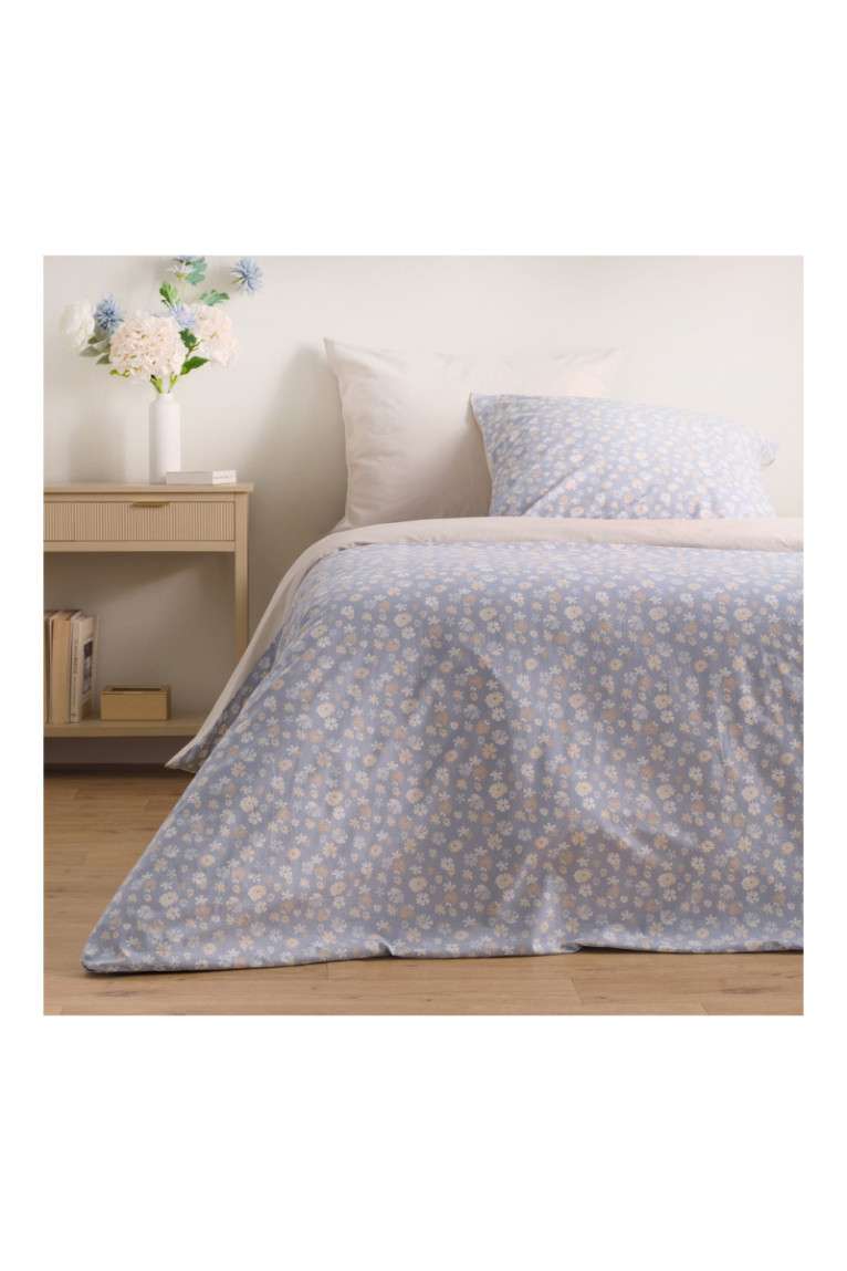 Parure de lit Bloomisi Bleu - 160x200cm