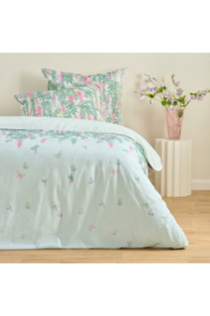 Linge de lit Fenrys Turquoise clair - 160x200cm
