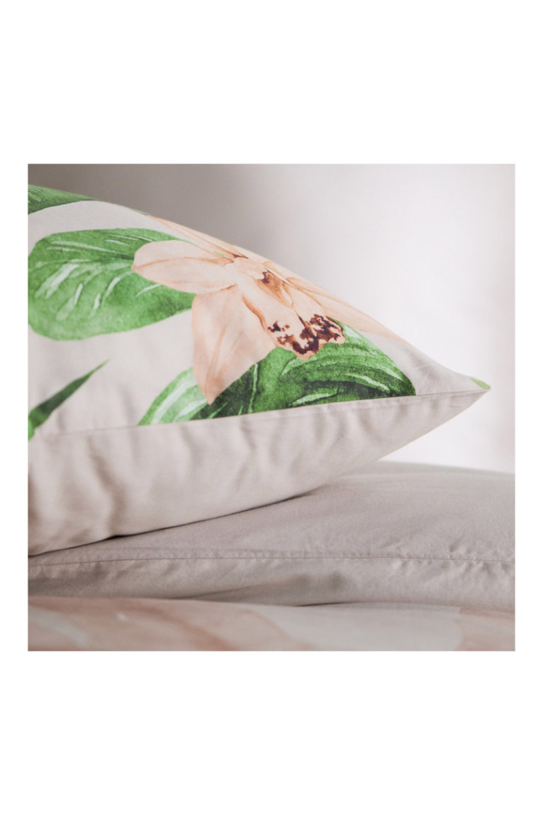 Parure de lit Limana Beige clair - 160x200cm