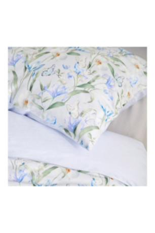 Parure de lit Anneli Bleu clair - 200x220cm
