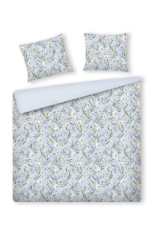 Parure de lit Anneli Bleu clair - 200x220cm