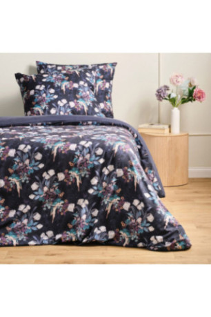 Parure de lit Aeidon Bleu foncé - 160x200cm