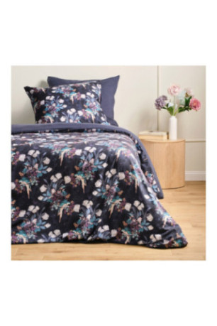 Parure de lit Aeidon Bleu foncé - 160x200cm