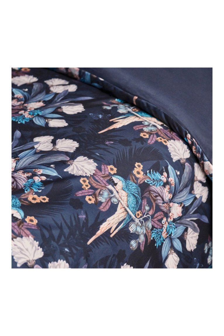Parure de lit Aeidon Bleu foncé - 160x200cm