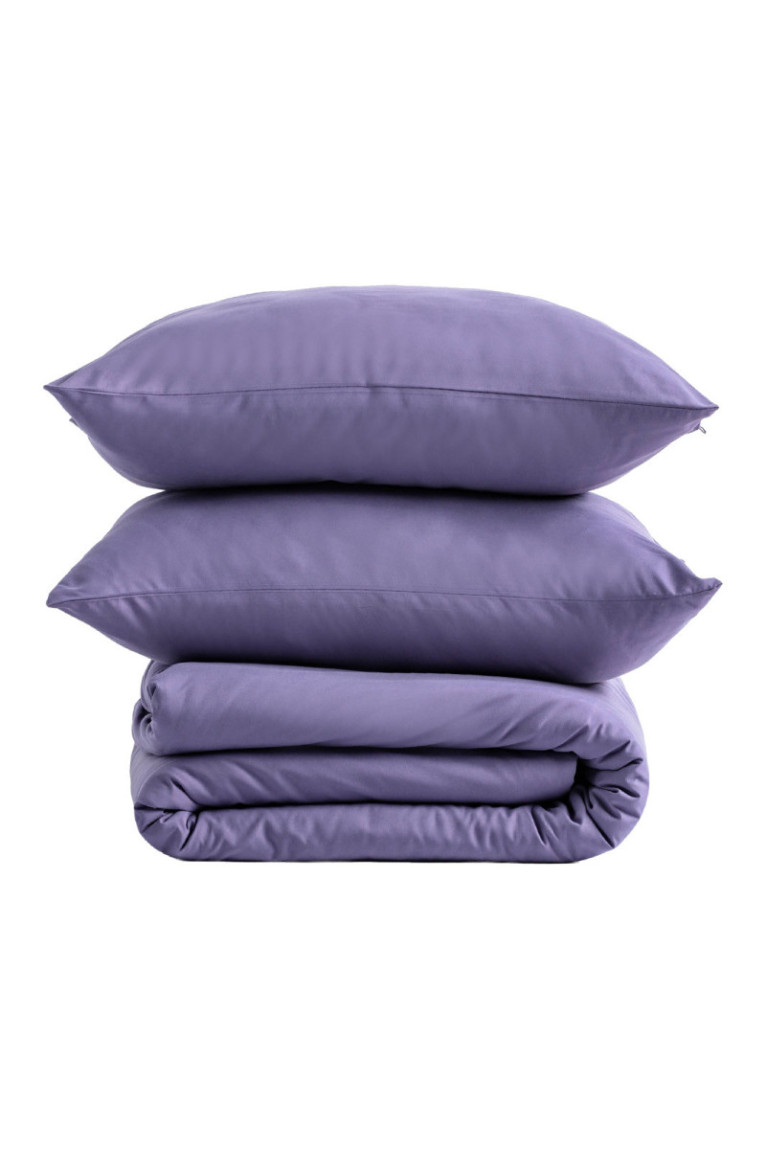 Parure de lit Micros Solid Violet - 140x200cm