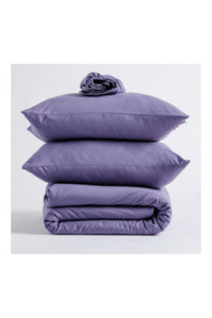Parure de lit Micros Solid Violet - 140x200cm