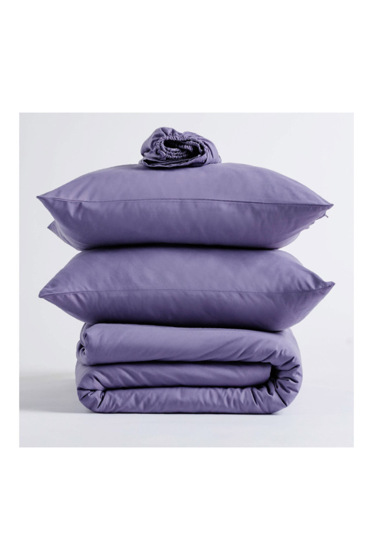 Parure de lit Micros Solid Violet - 140x200cm