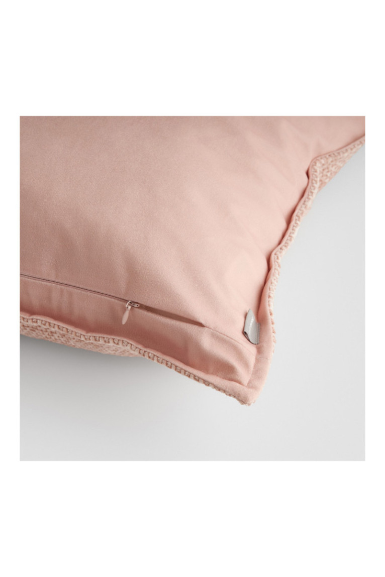 Housse de coussin Leila Rose clair - 45x45cm
