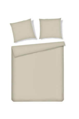 Linge de lit Micros Solid Beige - 200x220cm
