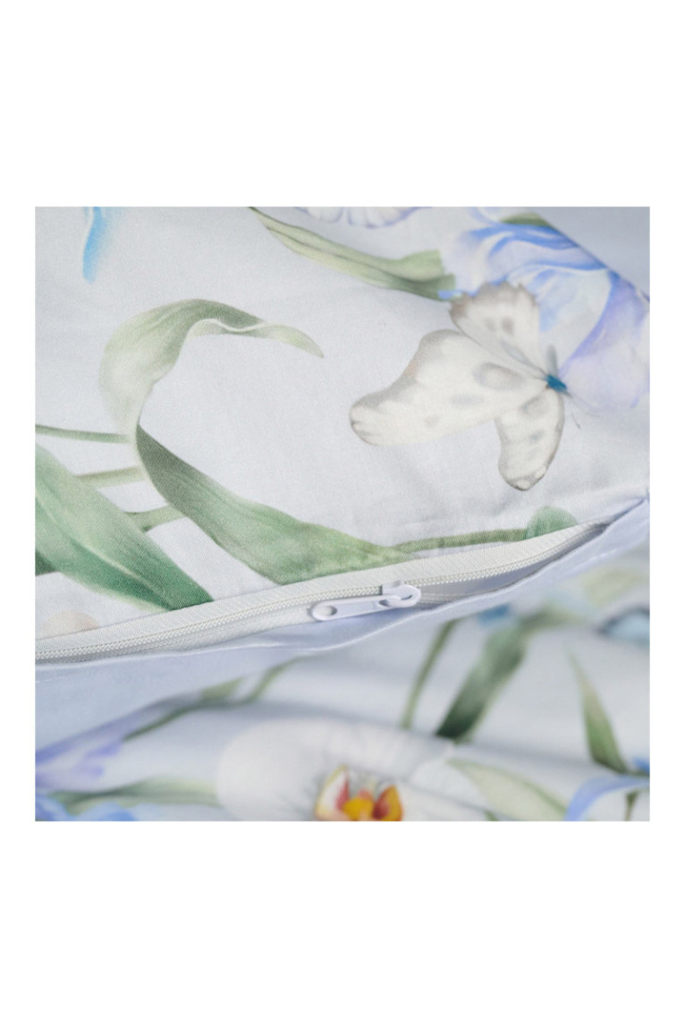 Parure de lit Anneli Bleu clair - 160x200cm