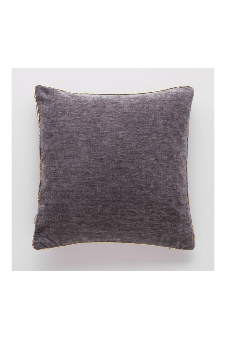 Housse de coussin unie Erwio Gris - 45x45cm