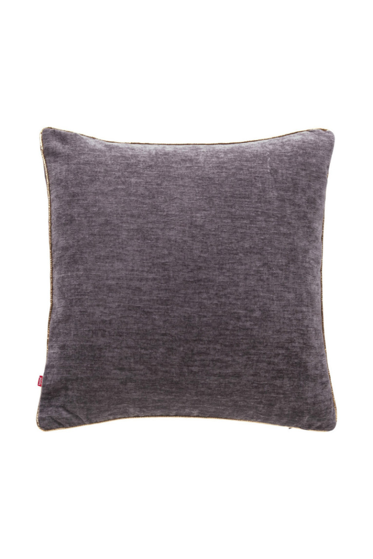 Housse de coussin unie Erwio Gris - 45x45cm