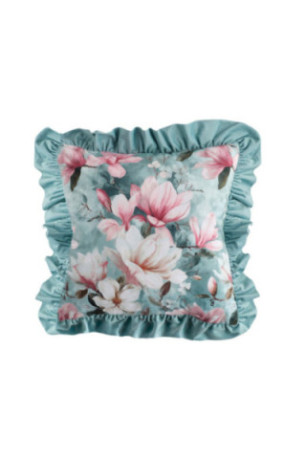 Housse de coussin décorative Peridra Turquoise clair - 45x45cm