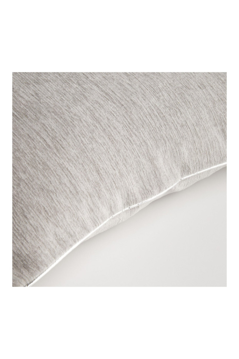 Housse de coussin unie Erwio Gris - 45x45cm