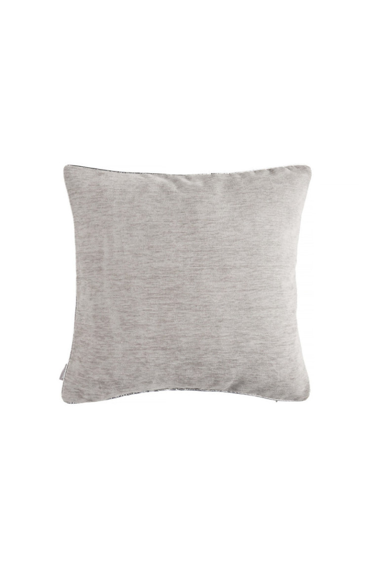 Housse de coussin unie Erwio Gris - 45x45cm