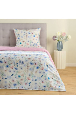 Parure de lit Celestino Blanc - 140x200cm