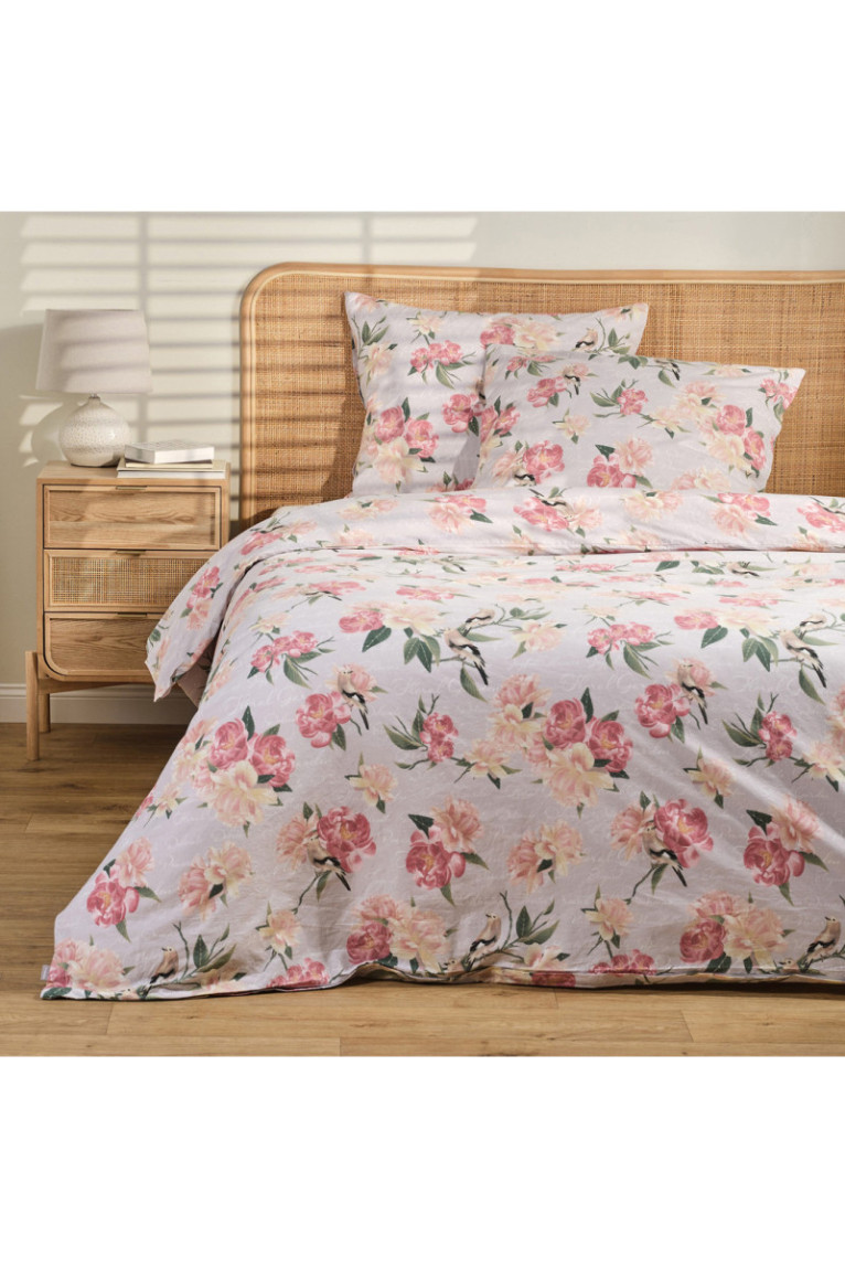 Parure de lit Parajito Rose clair - 200x220cm