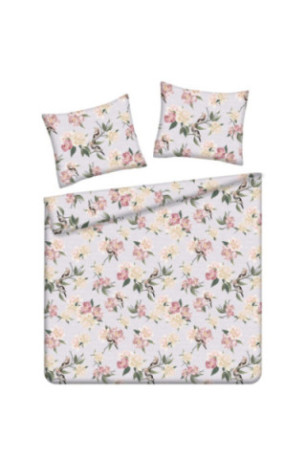 Parure de lit Parajito Rose clair - 200x220cm