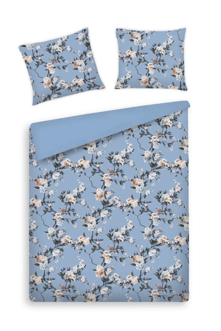 Linge de lit Solfiera Bleu - 160x200cm