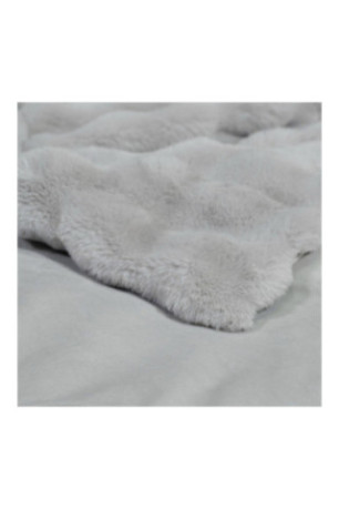 Dessus de lit Bares Gris clair - 180x200cm