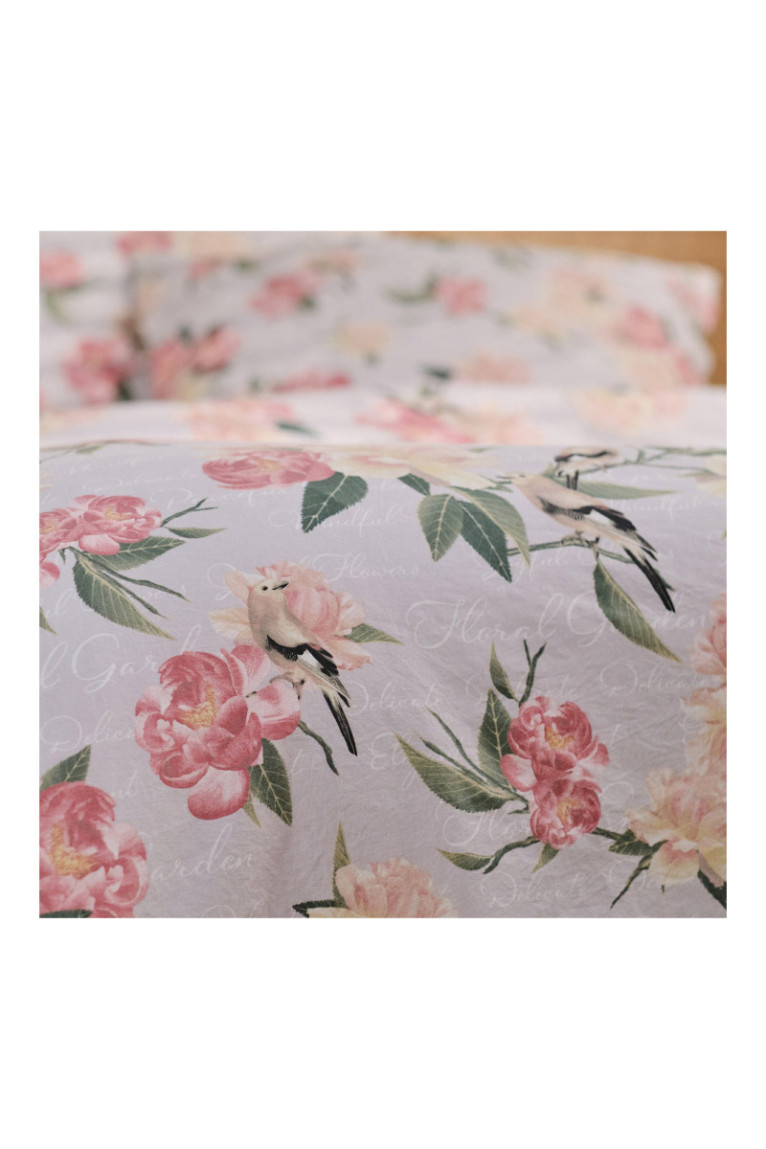 Linge de lit Parajito Rose clair - 160x200cm