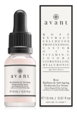 Sérum Regard Éclat Anti-Âge À La Rose Et À L'Acide Hyaluronique
