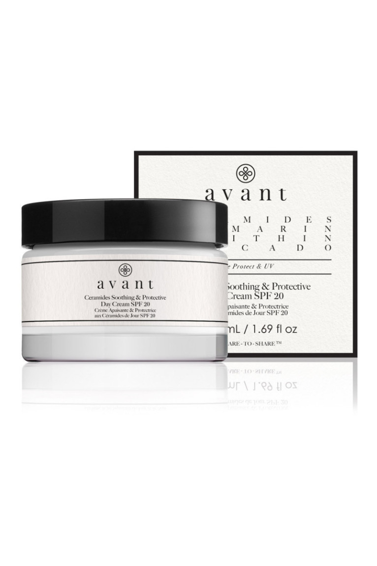 Crème Apaisante Et Protectrice Aux Céramides De Jour Spf 20